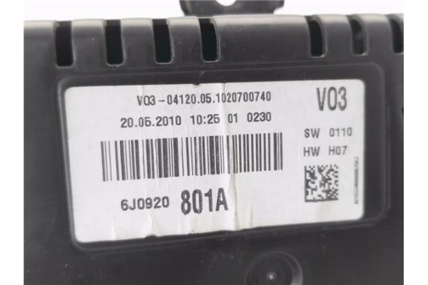 Recambio de cuadro completo para seat ibiza berlina (6j5) 1.4 reference referencia OEM IAM 6J0920801A A2C63349080 