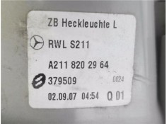 Recambio de piloto porton trasero izquierdo para mercedes-benz clase e (bm 211) berlina 3.0 e 280 cdi (211.020) referencia OEM I