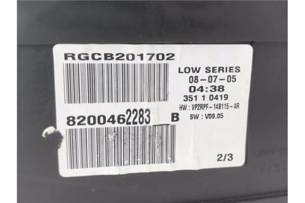 Recambio de cuadro completo para renault megane ii (bm0/1_, cm0/1_) 1.5 dci (bm0f, cm0f) referencia OEM IAM 8200462283  