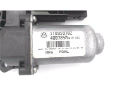 Recambio de motor elevalunas delantero derecho para volkswagen touran (1t1) 2.0 tdi referencia OEM IAM 1K0959792C 1T0959702 