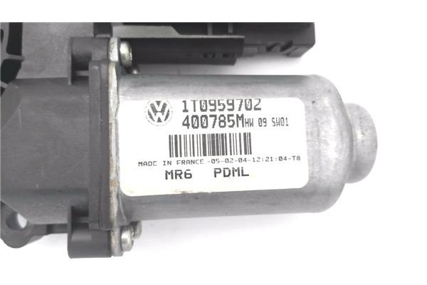 Recambio de motor elevalunas delantero derecho para volkswagen touran (1t1) 2.0 tdi referencia OEM IAM 1K0959792C 1T0959702 