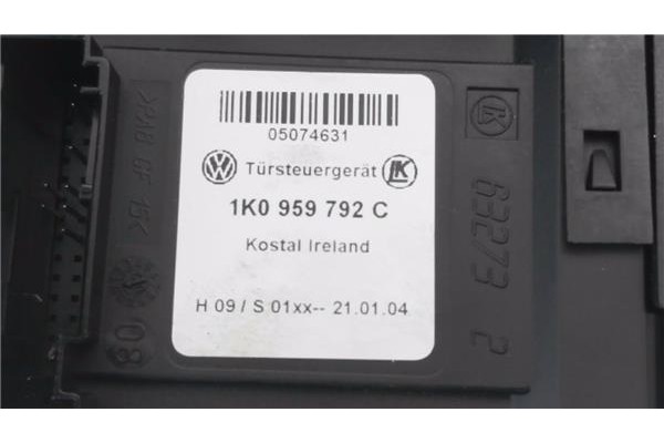 Recambio de motor elevalunas delantero derecho para volkswagen touran (1t1) 2.0 tdi referencia OEM IAM 1K0959792C 1T0959702 