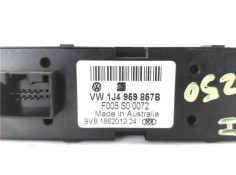 Recambio de mando elevalunas delantero izquierdo para seat leon (1m1) 1.9 tdi referencia OEM IAM 1J4959857B F005S00072 