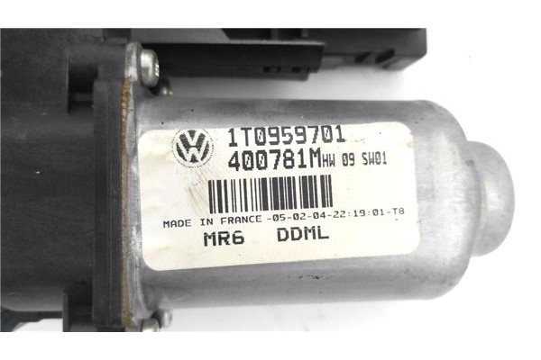 Recambio de motor elevalunas delantero izquierdo para volkswagen touran (1t1) 2.0 tdi referencia OEM IAM 1K0959793C 1T0959701 