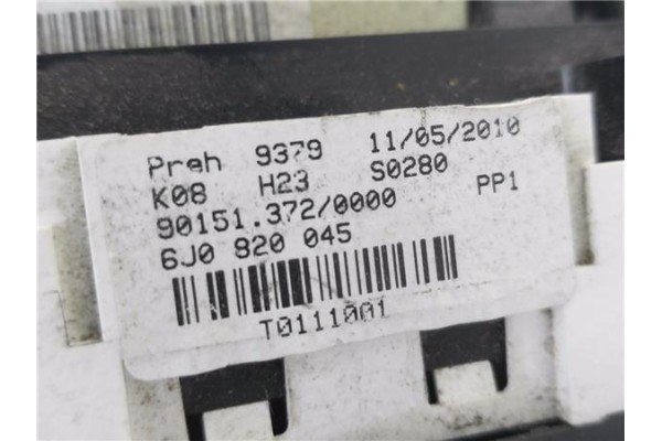 Recambio de mandos calefaccion / a.a. para seat ibiza berlina (6j5) 1.4 reference referencia OEM IAM 6J0820045  