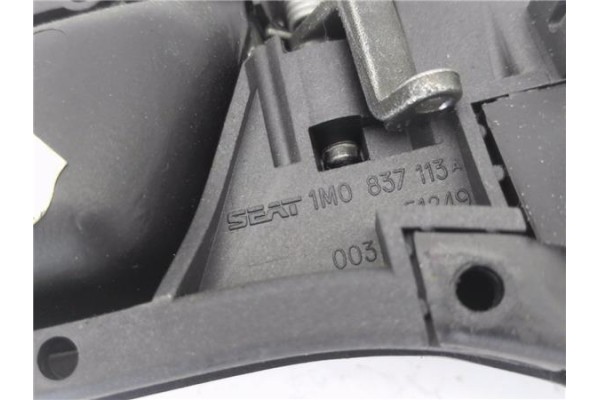 Recambio de manilla int. puerta trasero izquierda para seat leon (1m1) 1.9 tdi referencia OEM IAM 1M0837113  