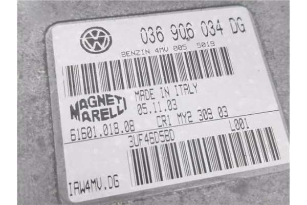 Recambio de centralita para seat ibiza (6l1) 1.4 16v referencia OEM IAM 036906034DG 6160101808 