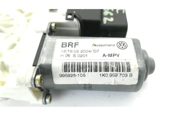Recambio de motor elevalunas trasero izquierdo para volkswagen touran (1t1) 2.0 tdi referencia OEM IAM 1K0959703B 993424100 