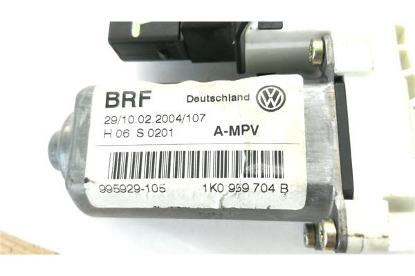 Recambio de motor elevalunas trasero derecho para volkswagen touran (1t1) 2.0 tdi referencia OEM IAM 1K0939704B 993425100 