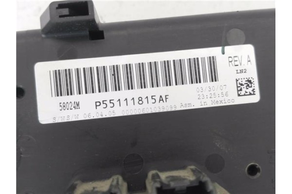 Recambio de mandos calefaccion / a.a. para chrysler sebring berlina 2.0 crd limited referencia OEM IAM P55111815AF  