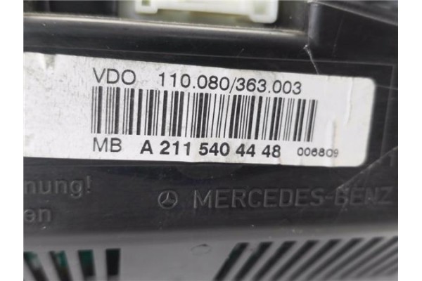 Recambio de cuadro completo para mercedes-benz clase e (bm 211) berlina 3.0 e 280 cdi (211.020) referencia OEM IAM A2115404448 1
