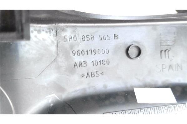 Recambio de embellecedor cuadro instrumentos para seat altea xl (5p5) 1.6 tdi referencia OEM IAM 5P1857059 5P0858565B 
