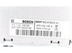 Recambio de radio / cd para seat altea xl (5p5) 1.6 tdi referencia OEM IAM 5P0035186B 8,15764E+12 