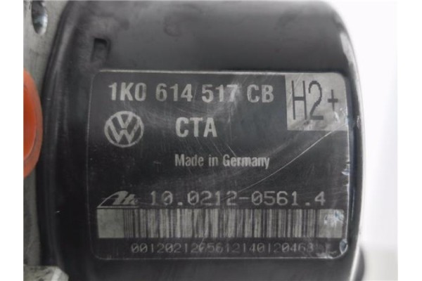 Recambio de nucleo abs para volkswagen golf vi (5k1) 1.6 advance bluemotion referencia OEM IAM 1K0907379AT 1K0614517CB 
