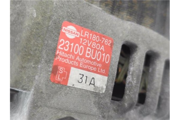 Recambio de alternador para nissan primera hatchback (p12) 1.6 referencia OEM IAM 23100BU010 LR180762 