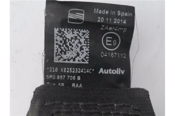 Recambio de kit airbag para seat altea xl (5p5) 1.6 tdi referencia OEM IAM 5P0880201AN 1K0909605T 