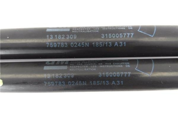Recambio de amortiguador porton para opel corsa d 1.2 referencia OEM IAM 13182309 315005777 