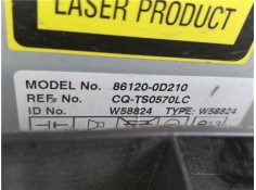 Recambio de autoradio para toyota yaris (ksp9/scp9/nlp9) 1.3 vvt-i referencia OEM IAM 861200D120  