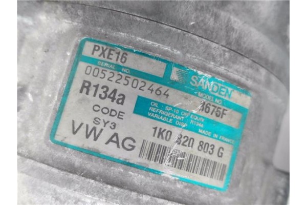 Recambio de compresor aire acond. para volkswagen golf v (1k1) 1.9 tdi referencia OEM IAM 1K0820803G 8675F 