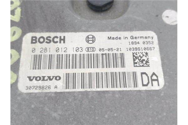 Recambio de centralita para volvo xc70 2.4 d5 awd kinetic (136kw) referencia OEM IAM 30729826A 281012103 