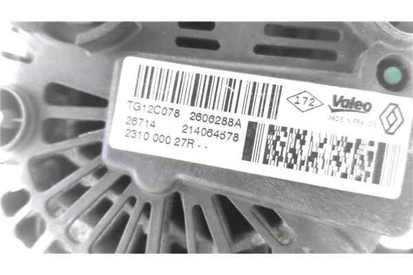 Recambio de alternador para renault megane iii sport tourer 1.5 business referencia OEM IAM 231000027R  