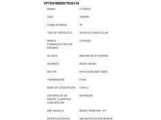 citroen c3 del año 2017