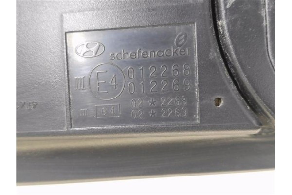 Recambio de retrovisor electrico derecho para hyundai tucson (jm) 2.0 referencia OEM IAM E4012268  