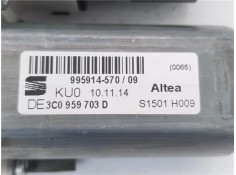 Recambio de motor elevalunas trasero izquierdo para seat altea xl (5p5) 1.6 tdi referencia OEM IAM 3C0959703D  
