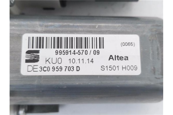 Recambio de motor elevalunas trasero izquierdo para seat altea xl (5p5) 1.6 tdi referencia OEM IAM 3C0959703D  