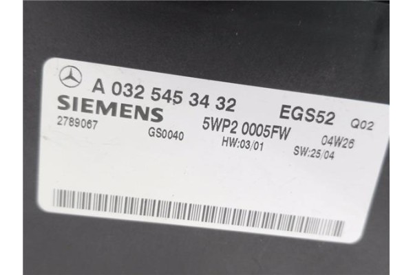 Recambio de centralita cambio automatico para mercedes-benz clase e (bm 211) berlina 3.2 e 320 cdi (211.026) referencia OEM IAM 