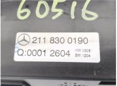 Recambio de mandos climatizador para mercedes-benz clase e (bm 211) berlina 3.2 e 320 cdi (211.026) referencia OEM IAM 211830019