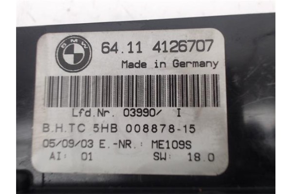 Recambio de mandos climatizador para bmw serie 3 compacto (e46) referencia OEM IAM 64114126707  