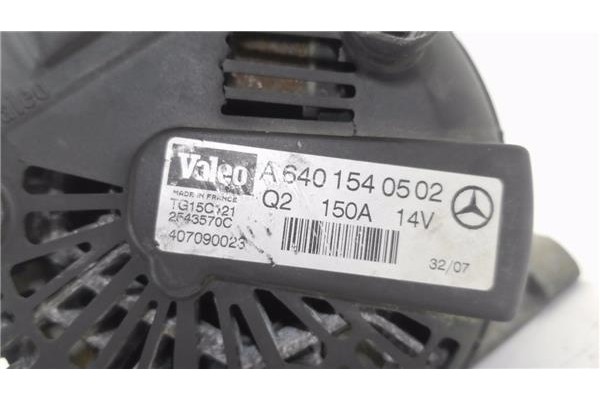 Recambio de alternador para mercedes-benz clase a (bm 169) 2.0 a 180 cdi (169.007) referencia OEM IAM A6401540502 2543570C 
