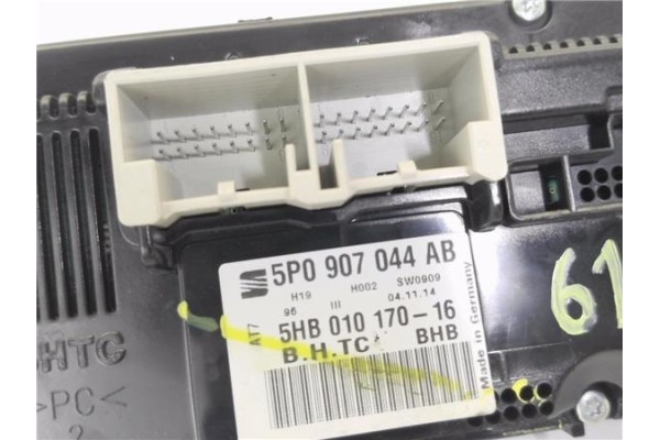 Recambio de mandos climatizador para seat altea xl (5p5) 1.6 tdi referencia OEM IAM 5P0907044AB  