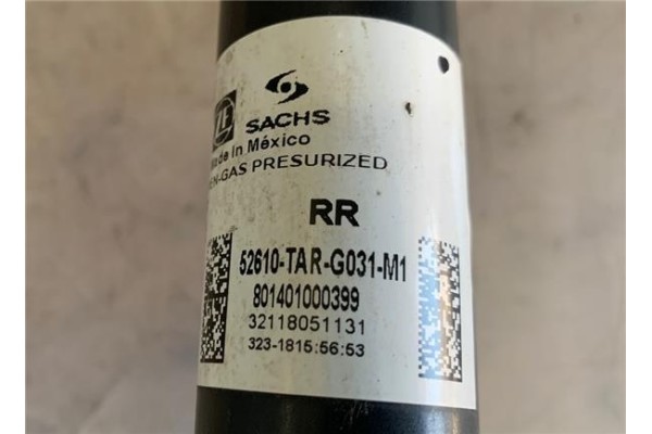 Recambio de amortiguador trasero derecho para honda jazz (gk) 1.3 comfort referencia OEM IAM 32118055131  