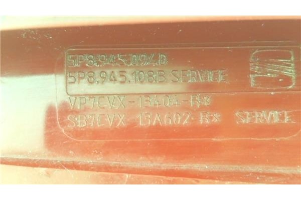 Recambio de piloto porton trasero derecho para seat altea xl (5p5) 2.0 freetrack 4x4 referencia OEM IAM 5P8945094D 5P8945108B 