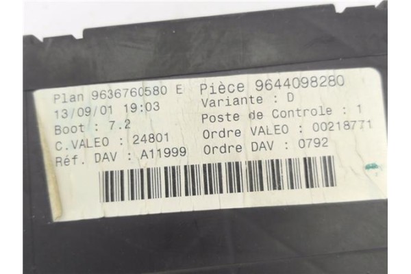 Recambio de bsi para peugeot 307 (3a/c) 2.0 hdi 90 referencia OEM IAM 9636760580E 9644098280 