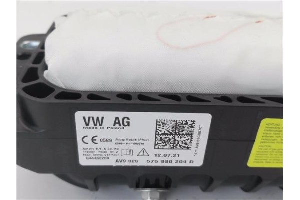 Recambio de kit airbag para seat ateca (khp) 1.5 style referencia OEM IAM 5FA880201AS 5QF959655AF 