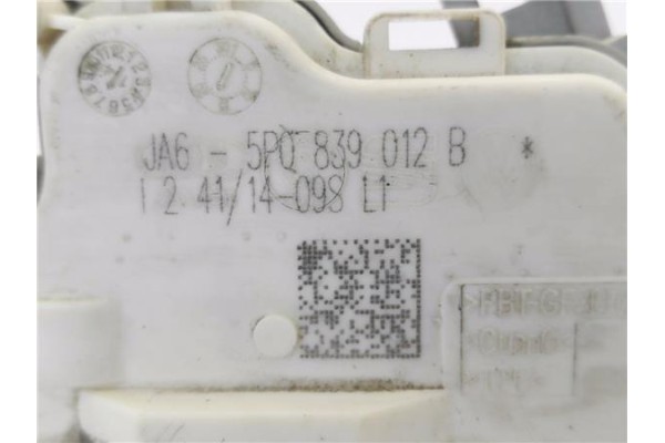 Recambio de cierre electromagnetico trasero derecho para seat altea xl (5p5) 1.6 tdi referencia OEM IAM 5P0839012B  