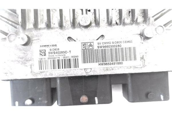 Recambio de centralita para citroen c2 1.4 hdi referencia OEM IAM SW9660300280 5WS40285C 