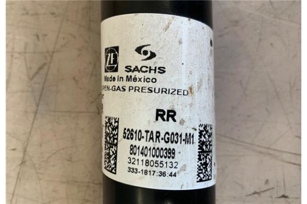 Recambio de amortiguador trasero izquierdo para honda jazz (gk) 1.3 comfort referencia OEM IAM 32118055132  
