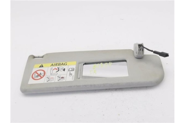 Recambio de parasol derecho para seat altea xl (5p5) 1.6 tdi referencia OEM IAM 5G0010844A 6Q0857552E 