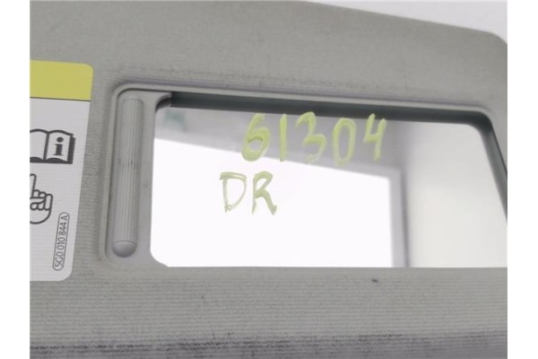Recambio de parasol derecho para seat altea xl (5p5) 1.6 tdi referencia OEM IAM 5G0010844A 6Q0857552E 
