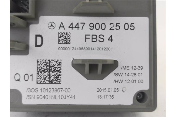 Recambio de clausor para mercedes-benz vito furgón (447) 2.1 114/116 cdi, 119 cdi/bt 4x4 extralang (447.605) referencia OEM IAM 