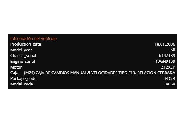 opel corsa c del año 2006