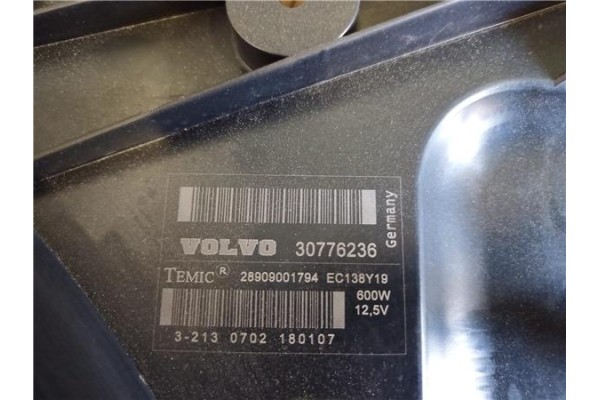Recambio de electroventilador para volvo xc90 d5 referencia OEM IAM 31368075  