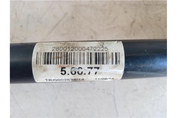 Recambio de palier delantero derecho para renault clio ii fase i (b/cb0) 1.4 alize referencia OEM IAM 7701352775 5965 8200231936