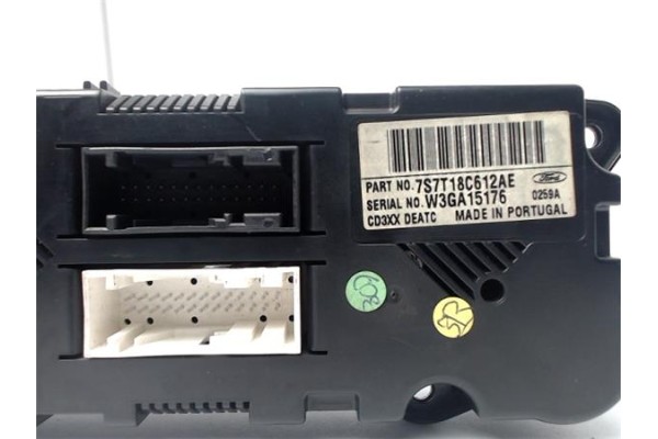Recambio de mandos climatizador para ford mondeo iii sedán (b4y) 2.0 tdci referencia OEM IAM 7S7T18C612AE W3GA15176 