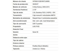 ford galaxy (ca1) del año 2007