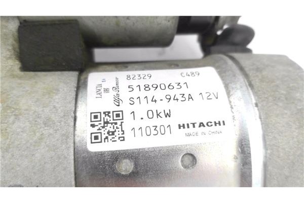 Recambio de motor arranque para fiat ii panda (169) 1.2 referencia OEM IAM S114943A 51890631 